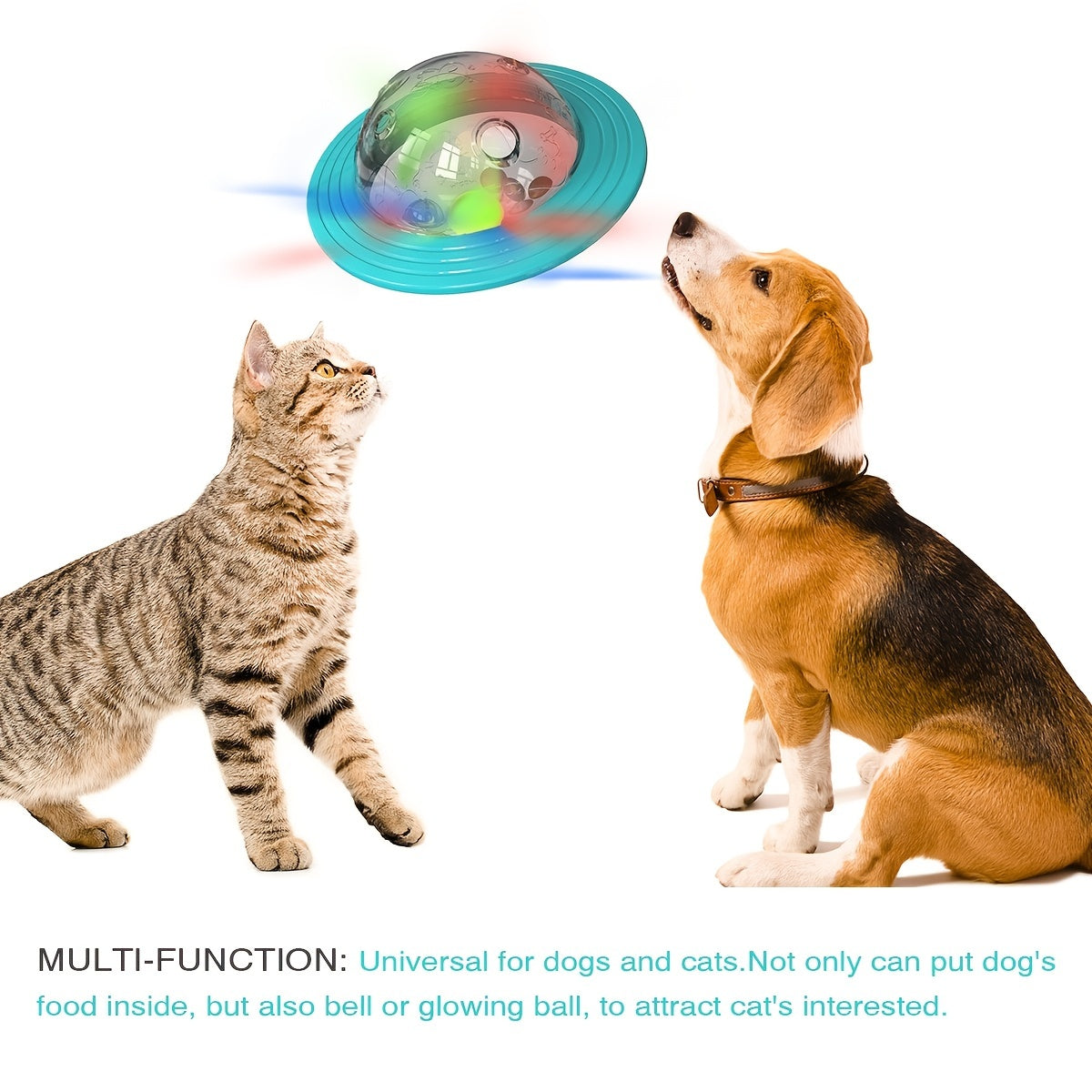 UFOood™ – Slow Feeder Puzzle Toy for Curious Pets