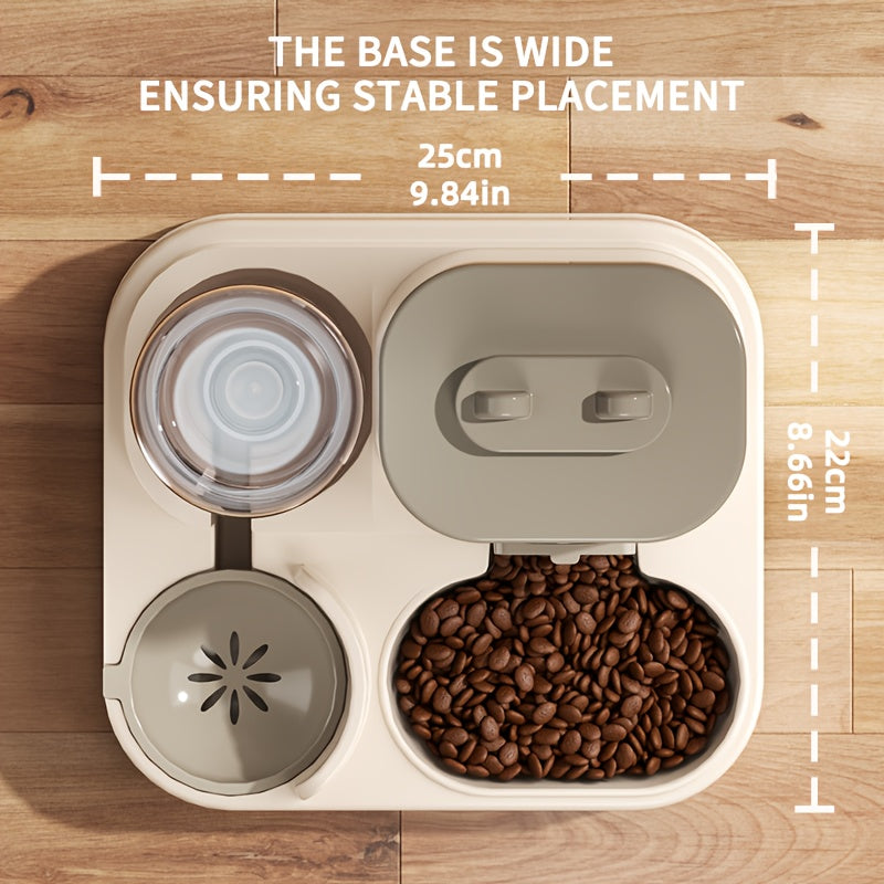 PawFeast™ – 2-in-1 Automatic Food & Water Station for Pets