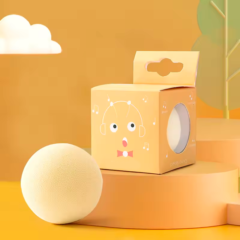 CloudPuff™ - Smart Squeaky Ball for Curious Cats