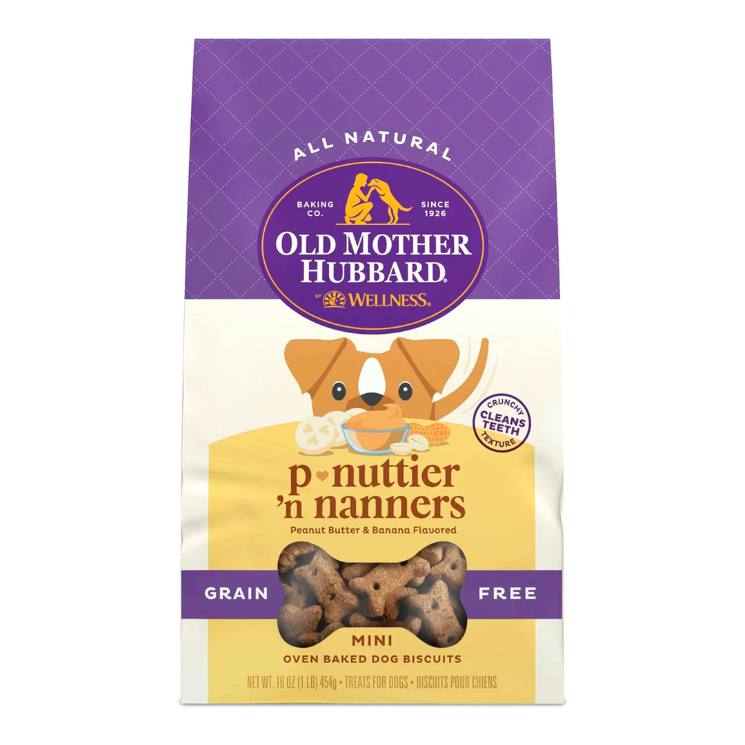 P-Nuttier 'n Nanners™ – Grain-Free Peanut Butter & Banana Dog Biscuits