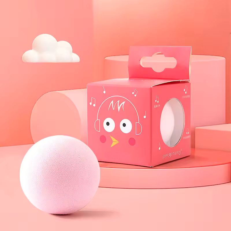 CloudPuff™ - Smart Squeaky Ball for Curious Cats