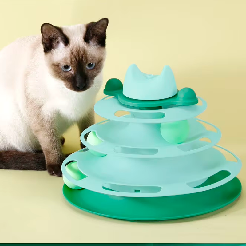Whisker Wonder™ - Interactive Triple Tower Cat Toy