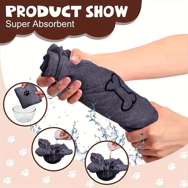 CloudPet™ CozyPaws Quick-Dry Towel – Snuggle. Dry. Repeat.
