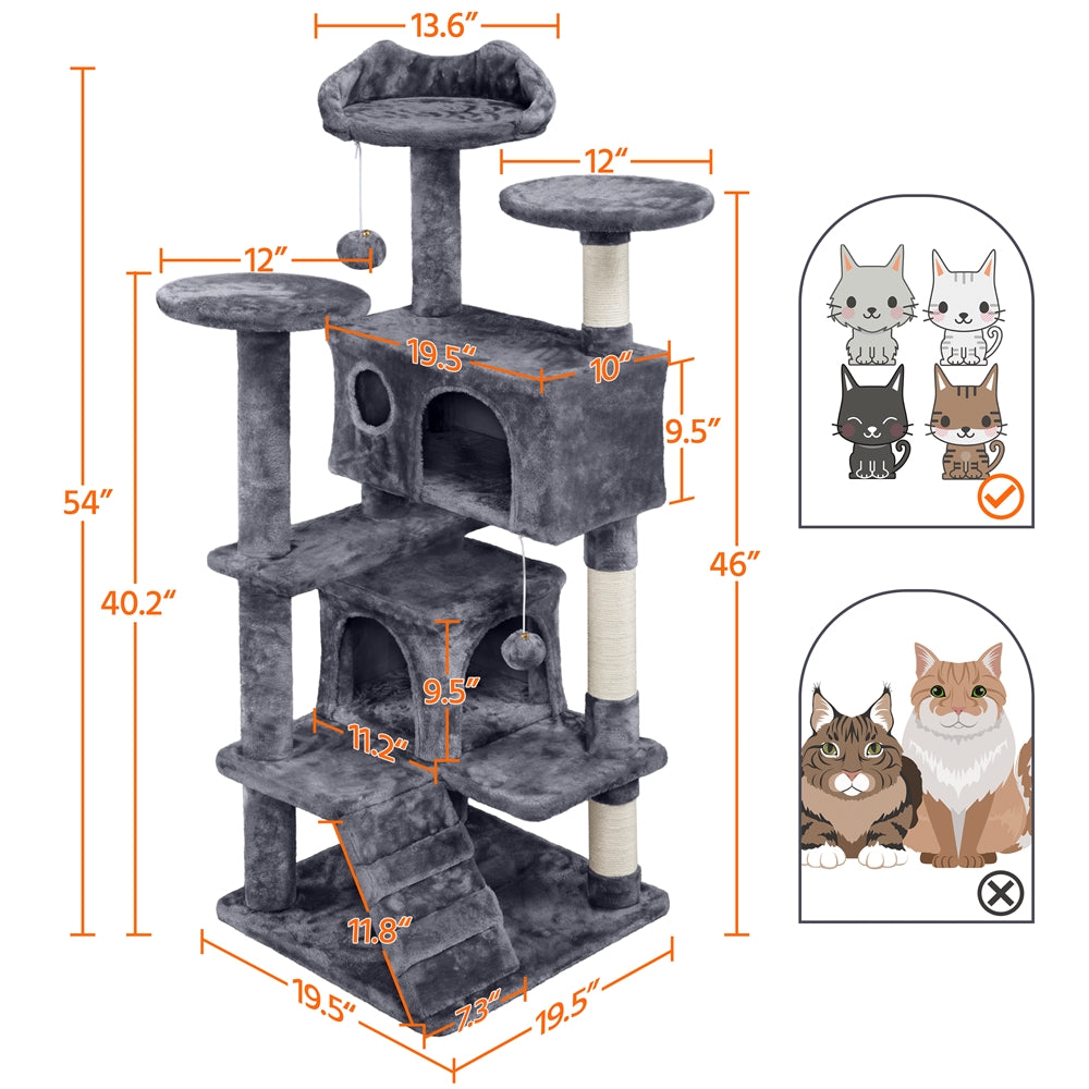 CloudPet™ SkyCastle – Ultimate Cat Tower & Playground