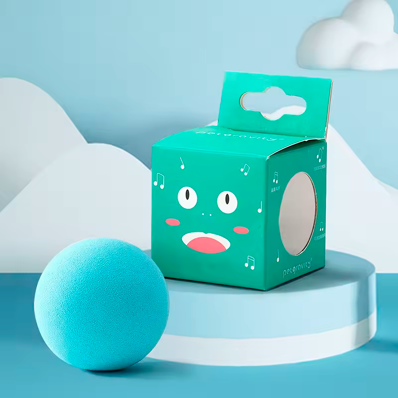 CloudPuff™ - Smart Squeaky Ball for Curious Cats