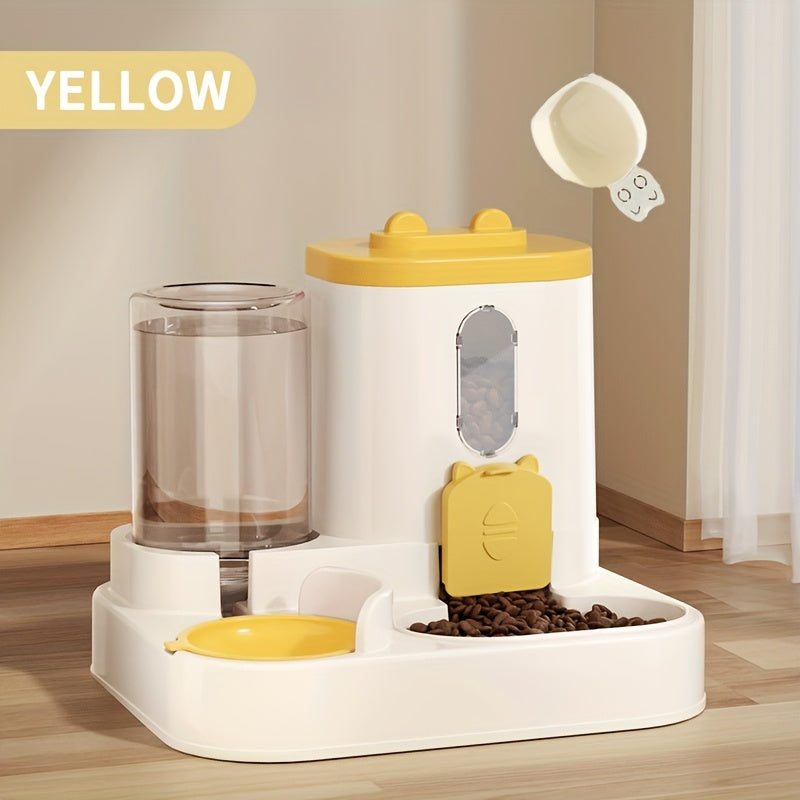 PawFeast™ – 2-in-1 Automatic Food & Water Station for Pets