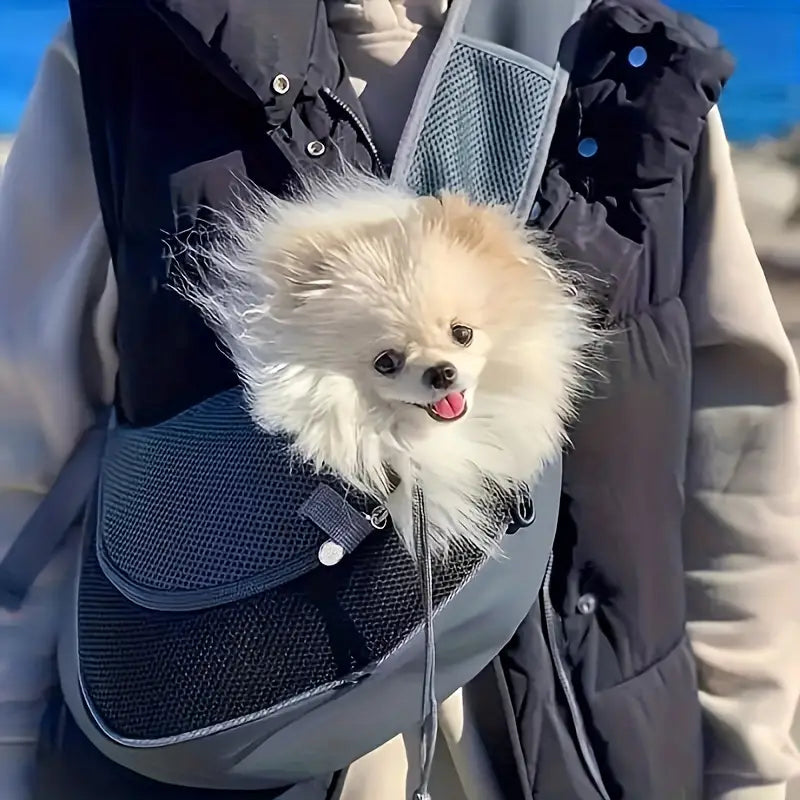 CloudPet™ SnuggleSling – Breathable Pet Carrier for Small Dogs & Cats