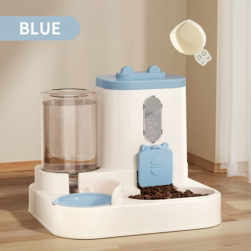 PawFeast™ – 2-in-1 Automatic Food & Water Station for Pets