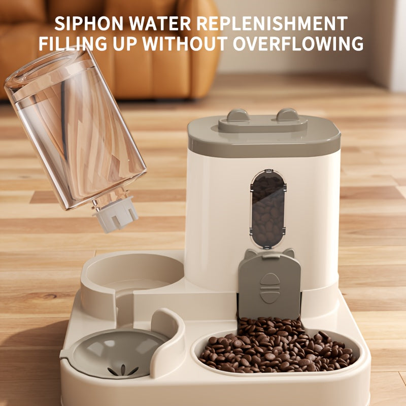 PawFeast™ – 2-in-1 Automatic Food & Water Station for Pets