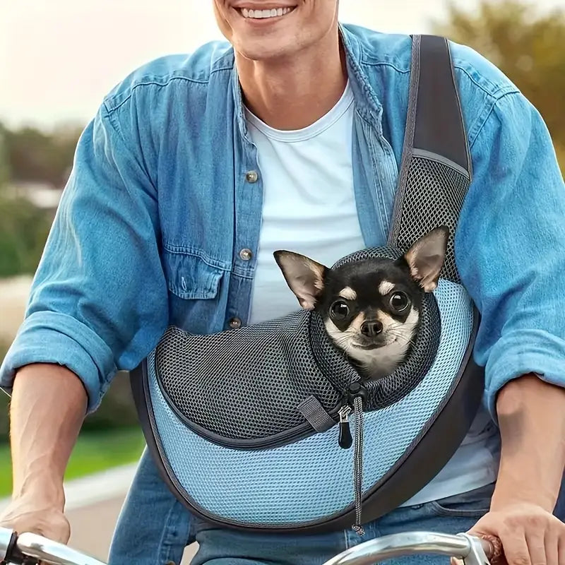 CloudPet™ SnuggleSling – Breathable Pet Carrier for Small Dogs & Cats