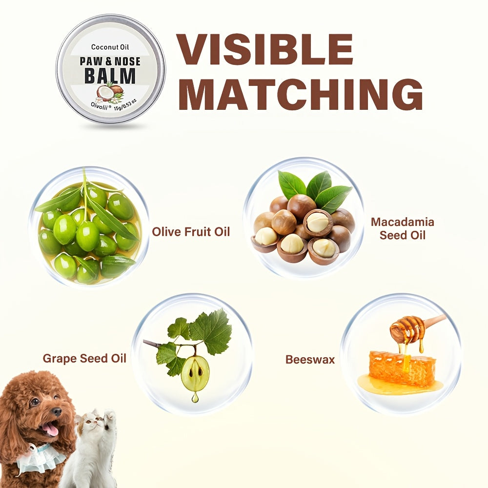 CloudPet™ Blueberry Paw & Nose Balm – Soothing, Lick-Safe Relief for Dry Skin