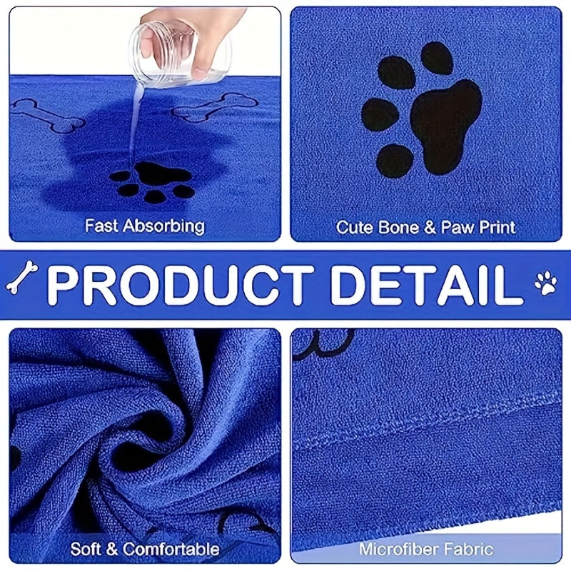 CloudPet™ CozyPaws Quick-Dry Towel – Snuggle. Dry. Repeat.