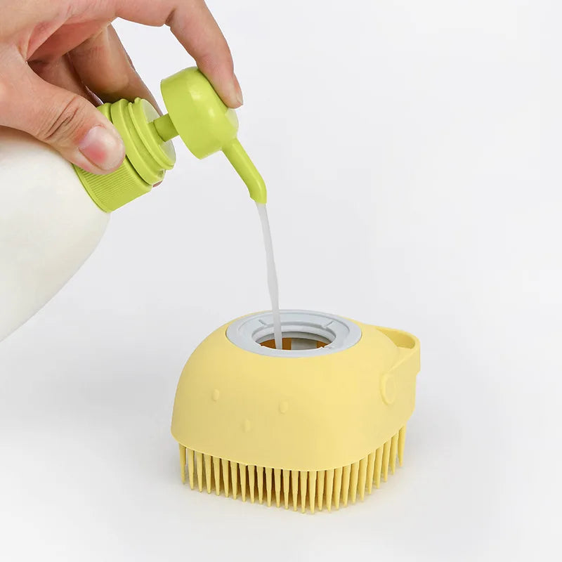 CloudPet™ 2-in-1 Bath & Massage Brush – Gentle Cleaning, Happier Pets