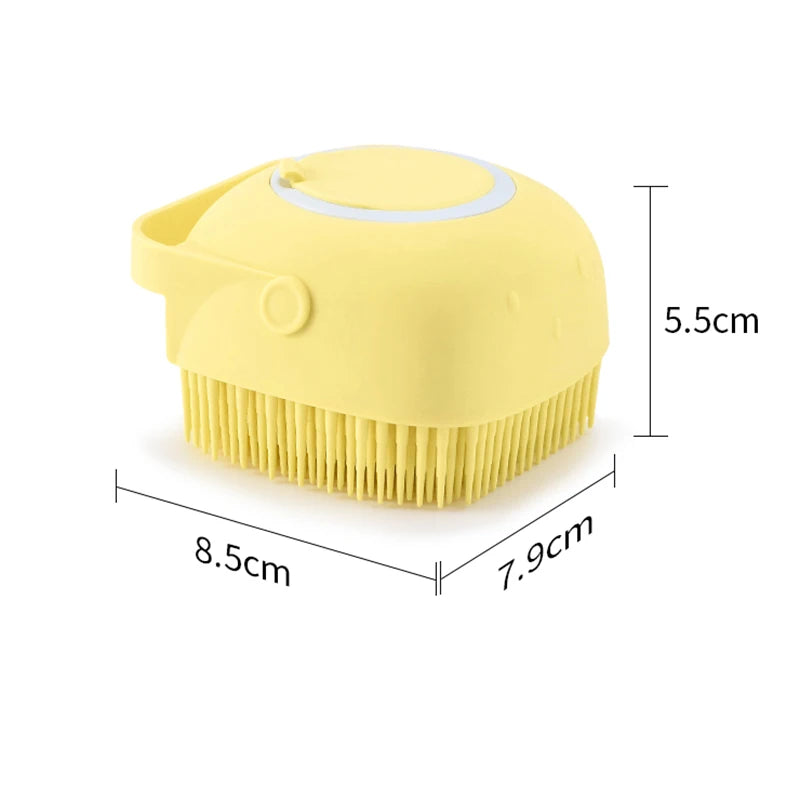 CloudPet™ 2-in-1 Bath & Massage Brush – Gentle Cleaning, Happier Pets