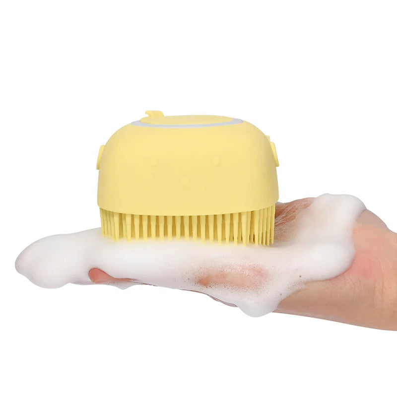CloudPet™ 2-in-1 Bath & Massage Brush – Gentle Cleaning, Happier Pets