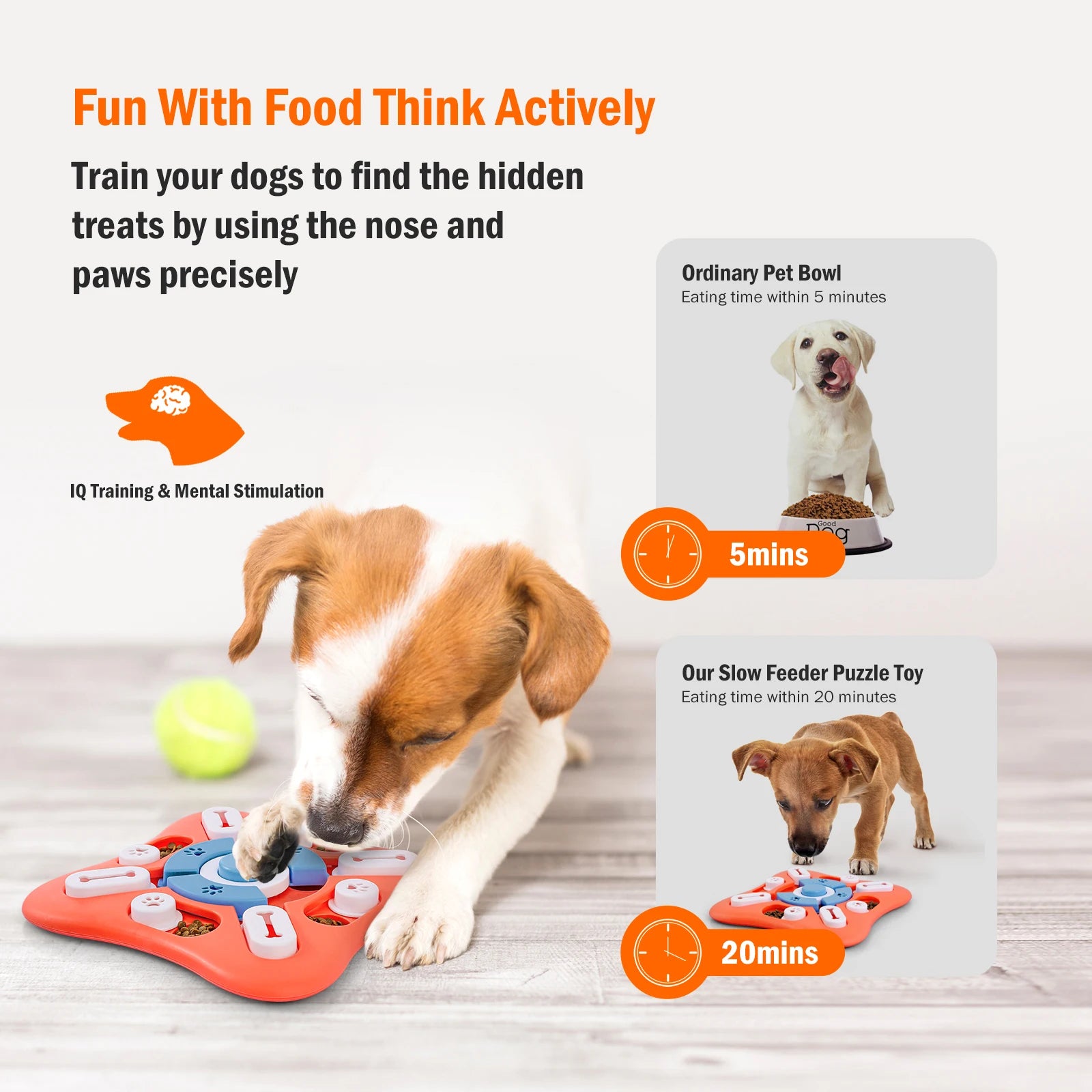 PawzzlePlay™ – Smart Treat Puzzle for Curious Pups