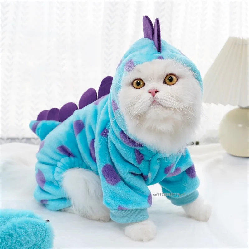 DinoSnuggle Hoodie – Cuteness Unleashed for Your Fur Baby