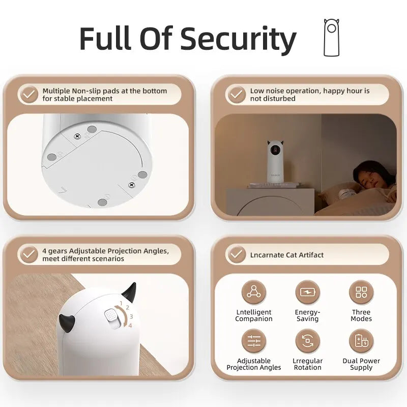 CloudPet™ MagicPaw Laser – Smart Interactive Cat Toy