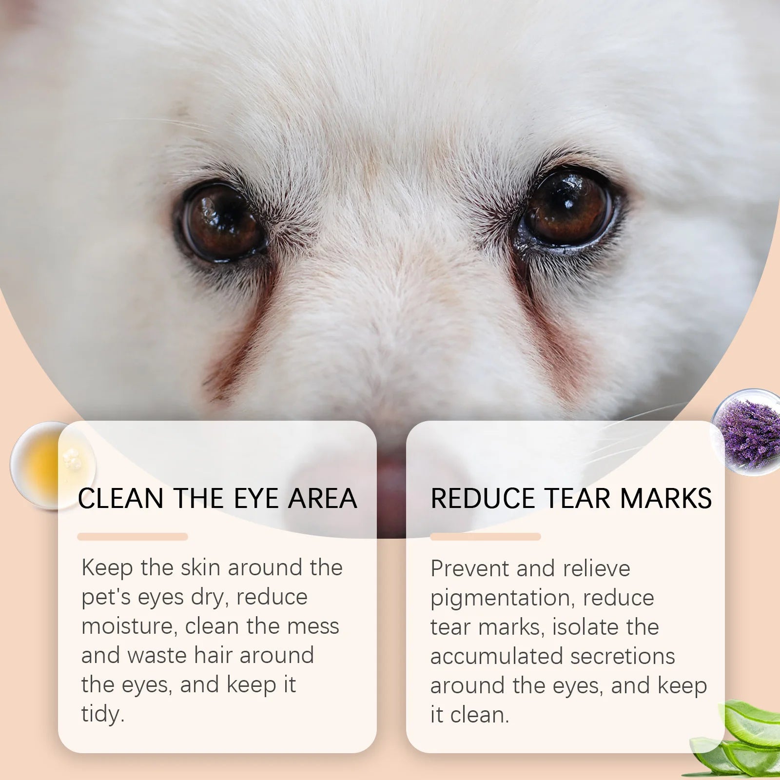CloudPet™ ClearEyes Natural Tear Stain Balm – Soothe, Brighten & Love
