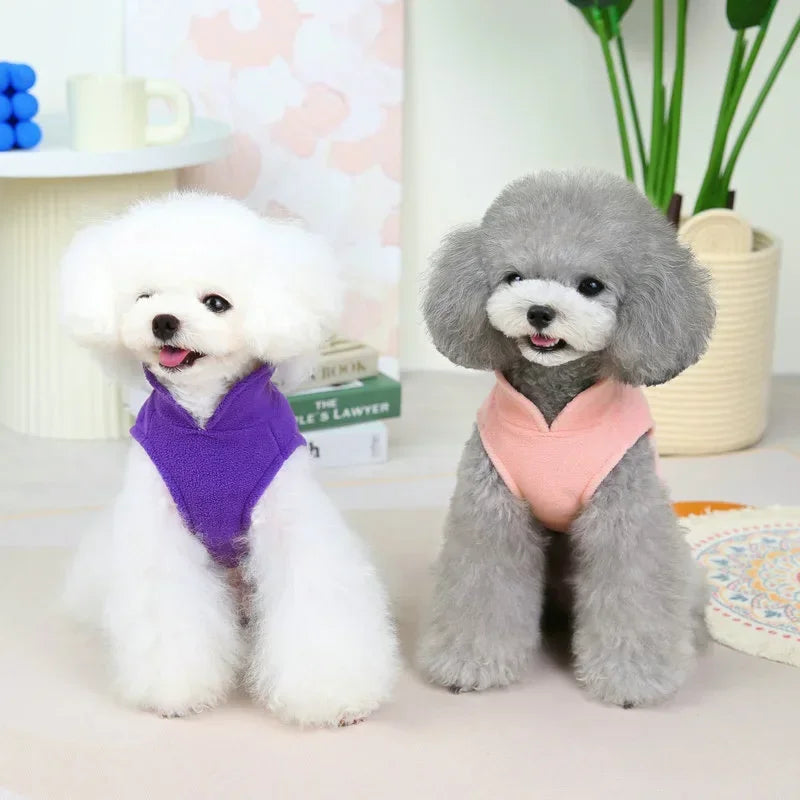 The Dog Face Fleece – Cozy Everyday Vest for Stylish Small Dogs