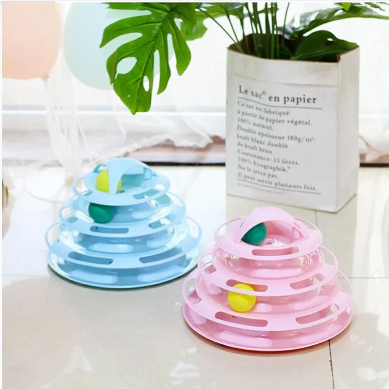 Whisker Wonder™ - Interactive Triple Tower Cat Toy