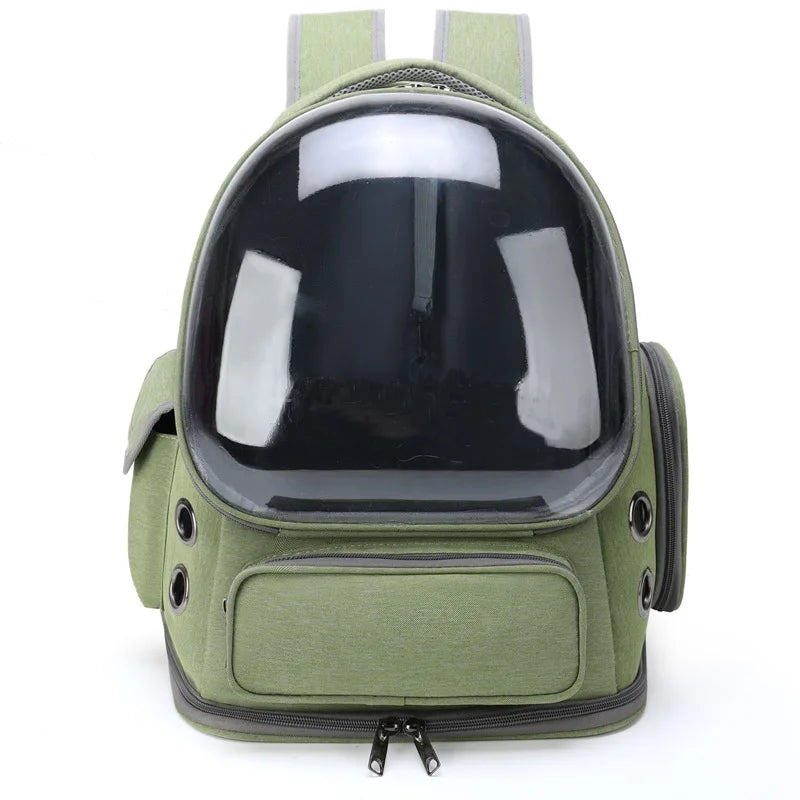 CloudPet™ Cawypet Capsule – Ventilated Travel Backpack for Cats & Small Dogs