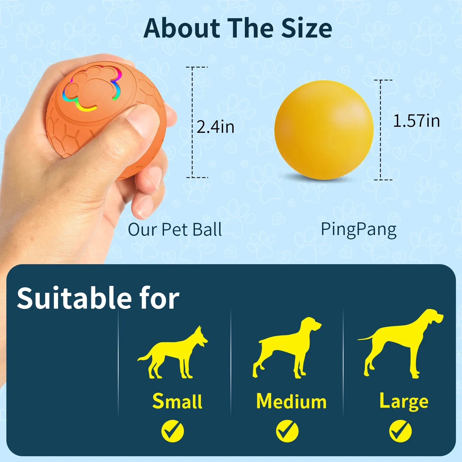 Interactive Self-Moving Toy for Dogs & Cats – Lights, Motion, Joy!