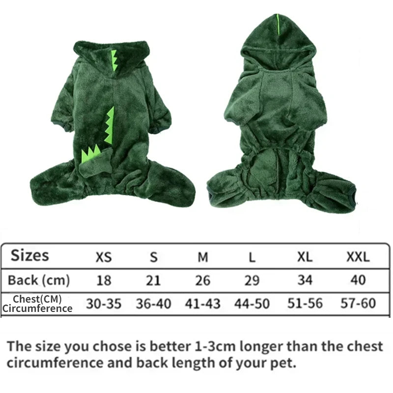 DinoSnuggle Hoodie – Cuteness Unleashed for Your Fur Baby