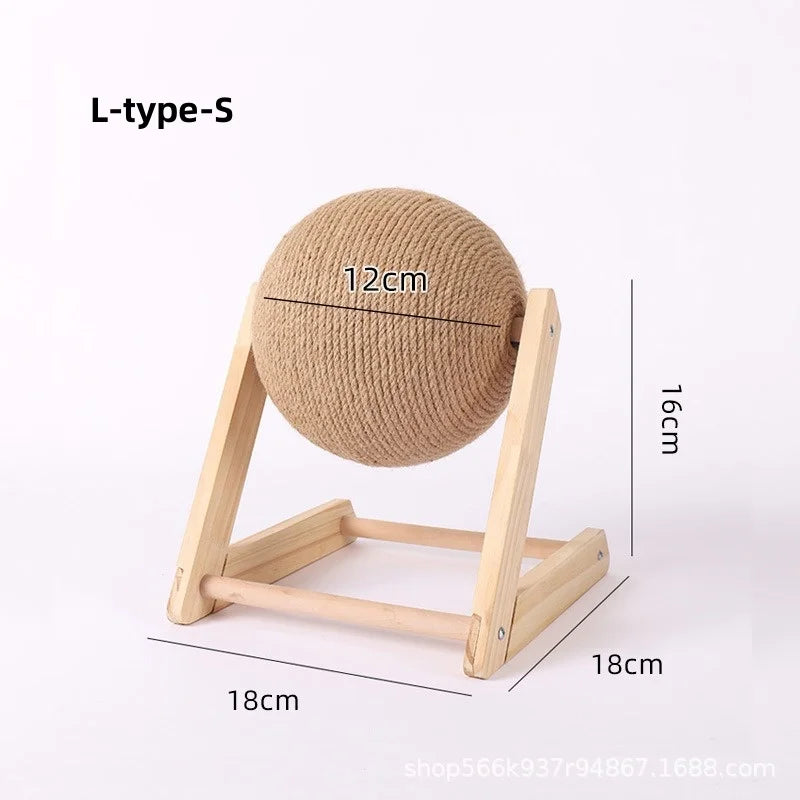 CloudPet™ Rolling Joy: Eco-Friendly Sisal Scratcher for Happy Cats