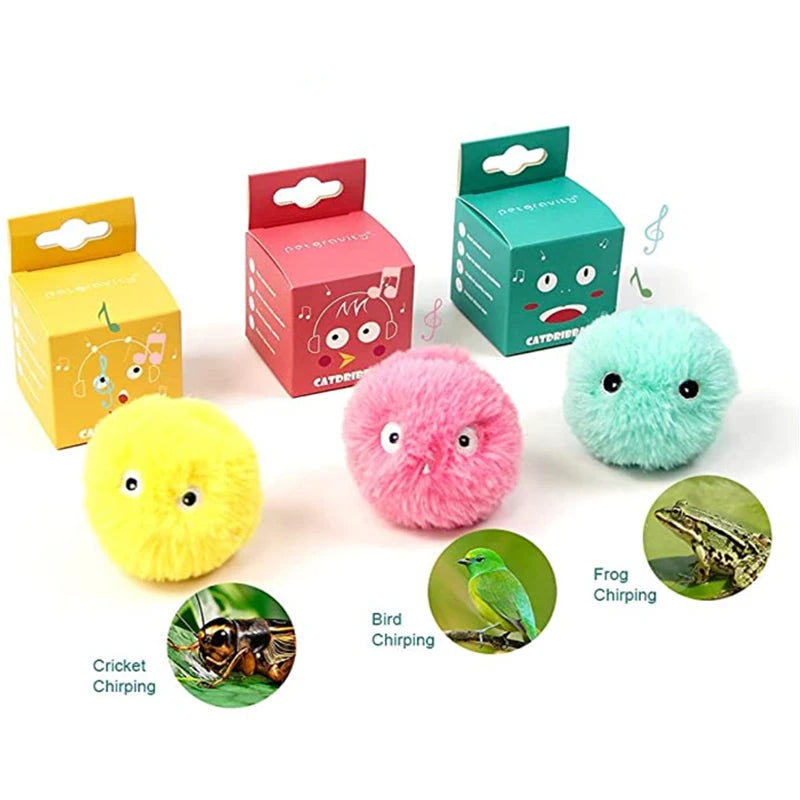 CloudPuff™ - Smart Squeaky Ball for Curious Cats