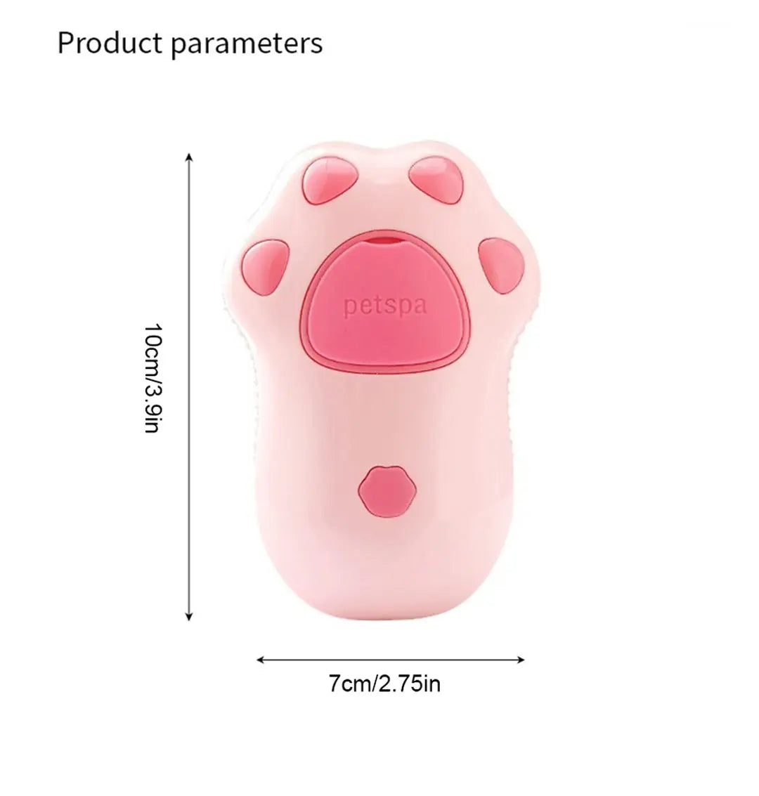 GlowGroom™ 3-in-1 Steam Brush – Massage, Clean & Detangle for Cats & Dogs