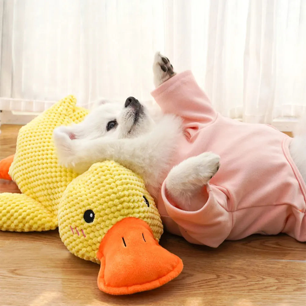 SnuggleDuck™ – Plush Sleep Buddy for Dogs