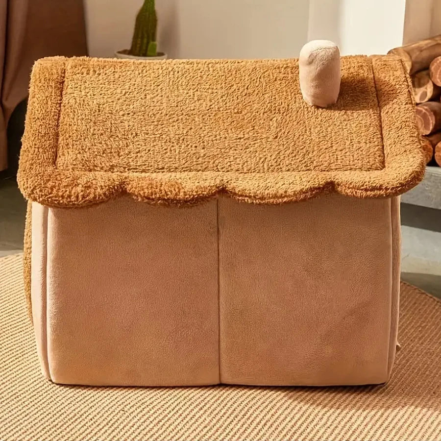 Bear Hug Cabin™ – The Coziest Hideaway for Your Fur Baby