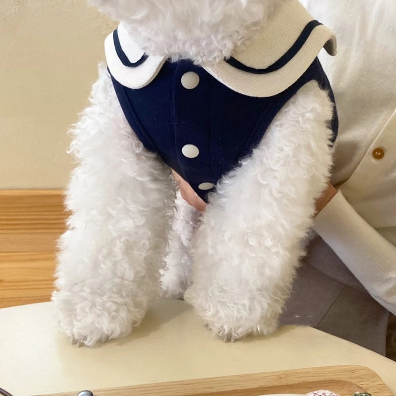 Royal Pup Polo – Navy Chic Edition