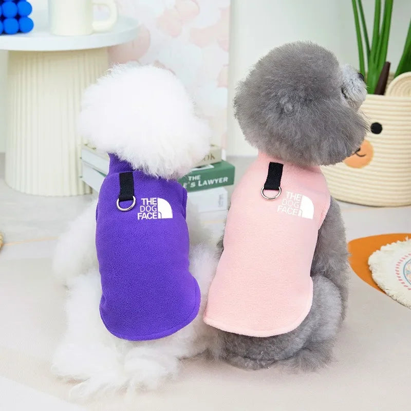 The Dog Face Fleece – Cozy Everyday Vest for Stylish Small Dogs