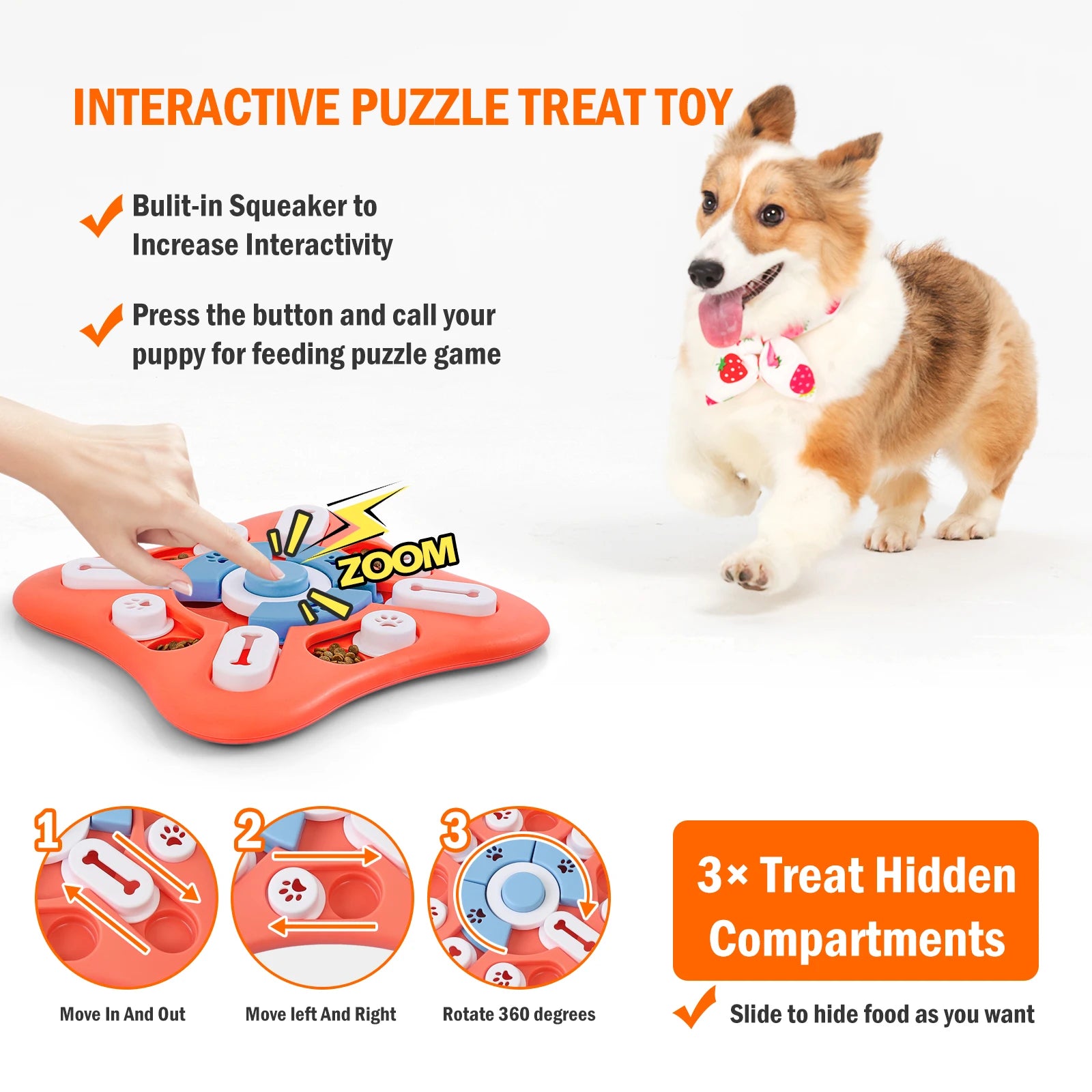 PawzzlePlay™ – Smart Treat Puzzle for Curious Pups