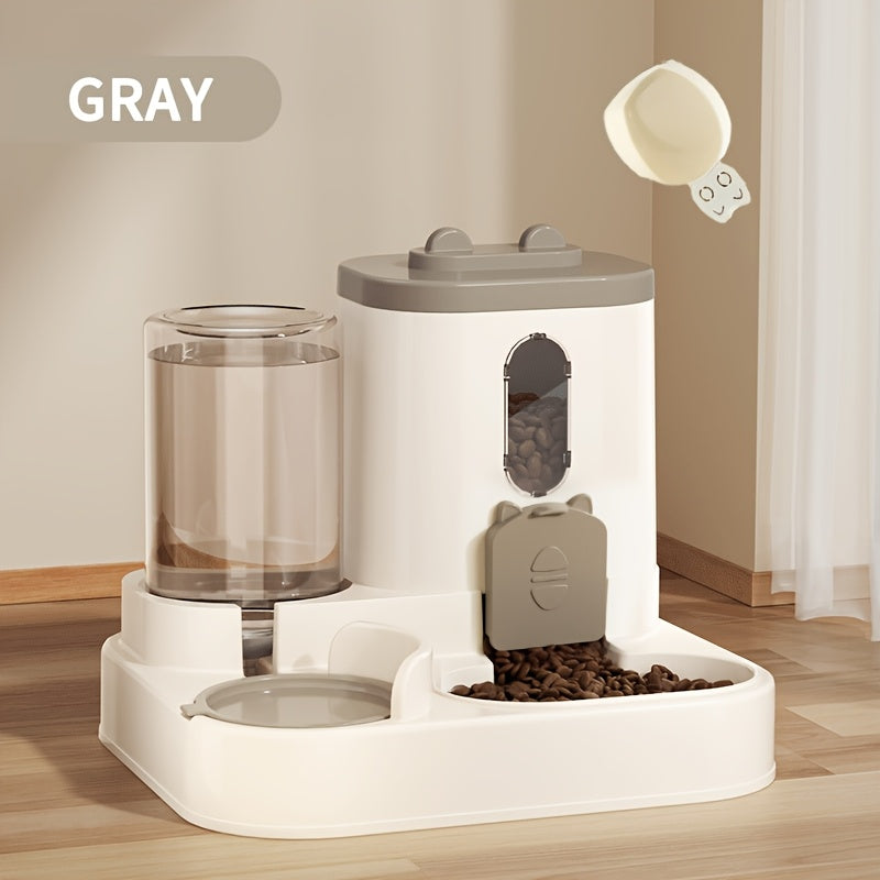 PawFeast™ – 2-in-1 Automatic Food & Water Station for Pets
