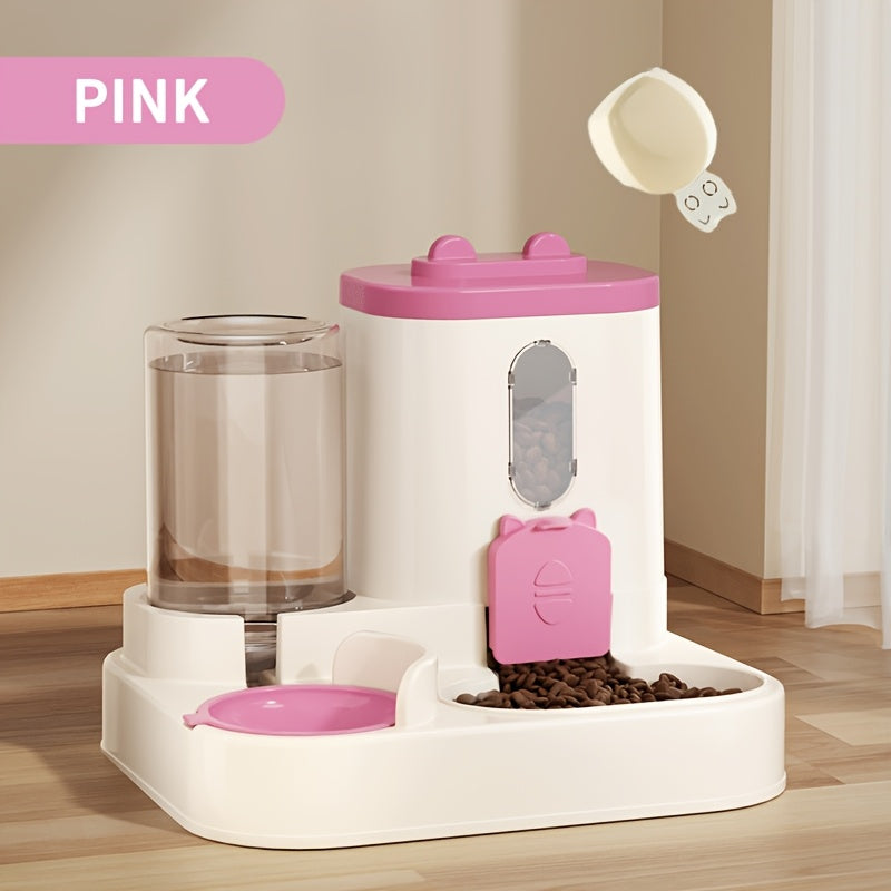 PawFeast™ – 2-in-1 Automatic Food & Water Station for Pets
