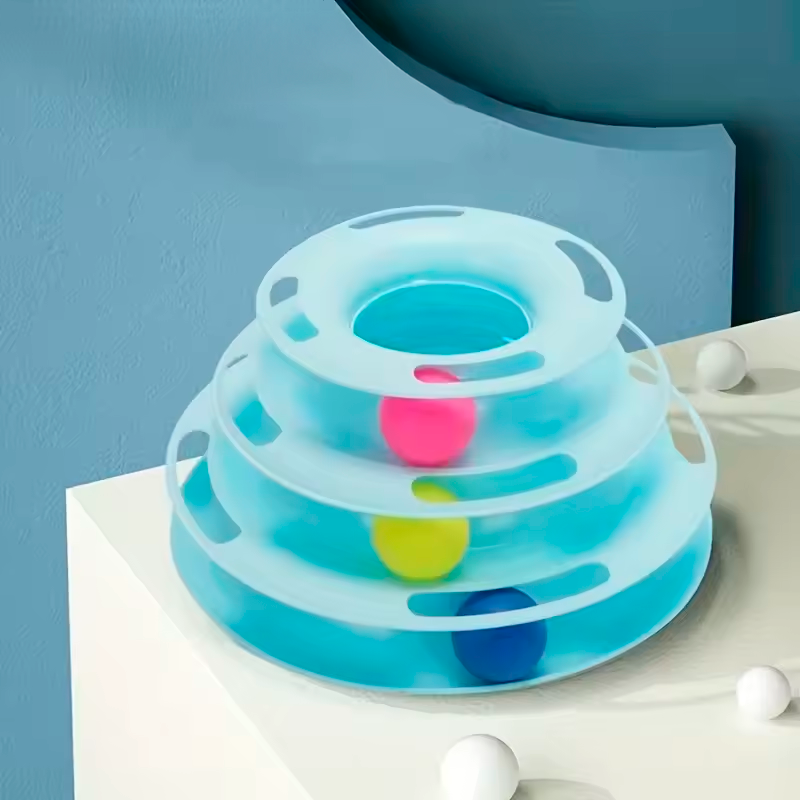 Whisker Wonder™ - Interactive Triple Tower Cat Toy
