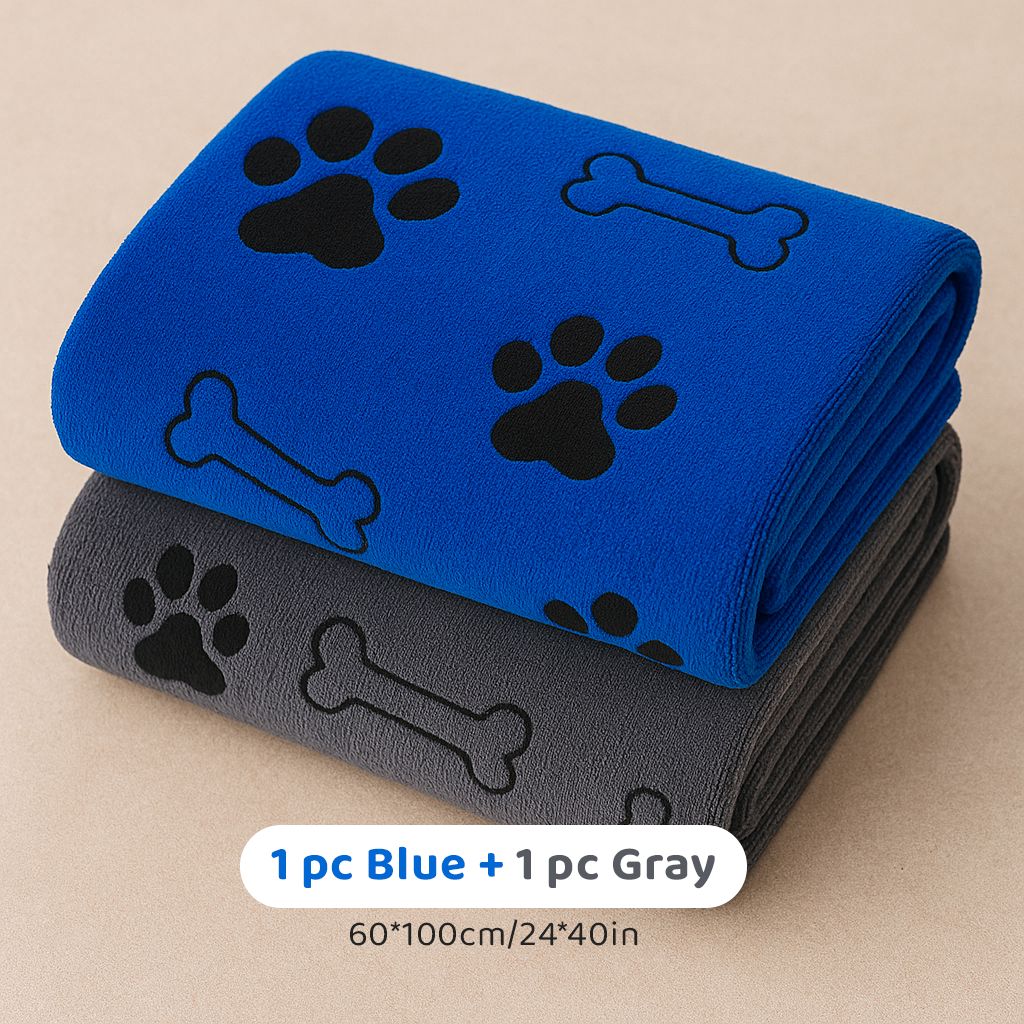 CloudPet™ CozyPaws Quick-Dry Towel – Snuggle. Dry. Repeat.