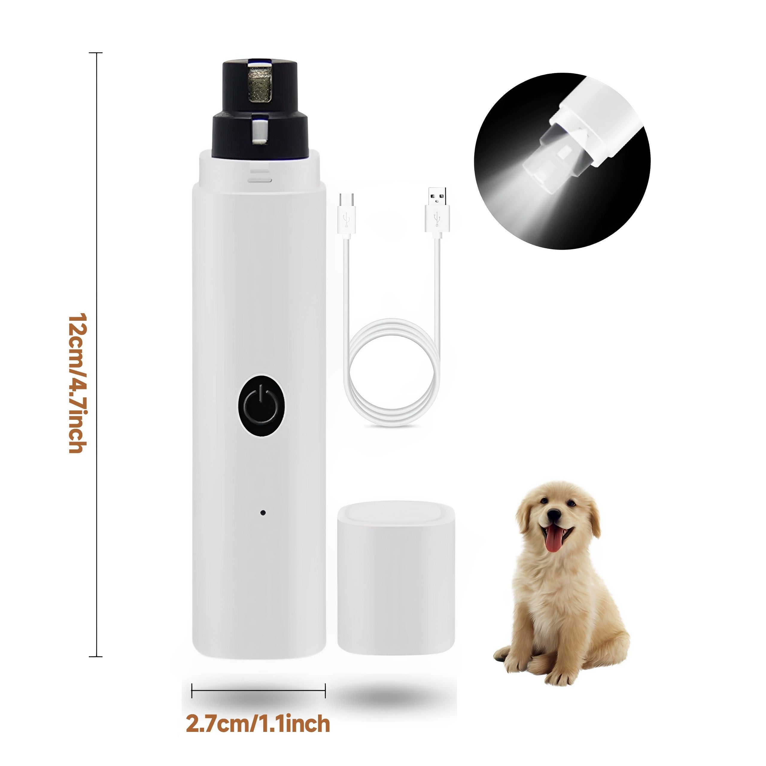PawCare Pro™ – Silent Nail Groomer for Dogs & Cats