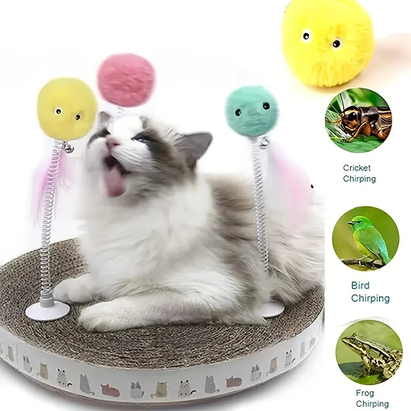 CloudPuff™ - Smart Squeaky Ball for Curious Cats