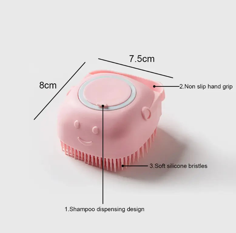 CloudPet™ 2-in-1 Bath & Massage Brush – Gentle Cleaning, Happier Pets