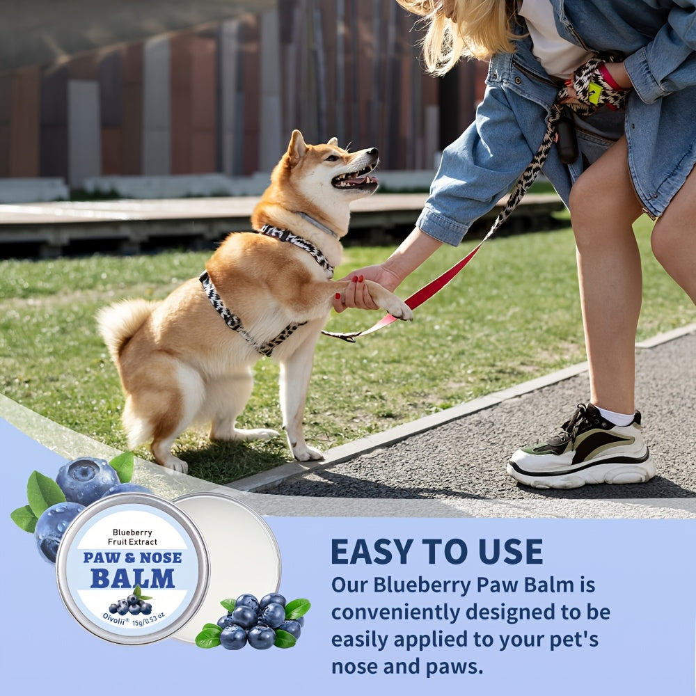 CloudPet™ Blueberry Paw & Nose Balm – Soothing, Lick-Safe Relief for Dry Skin