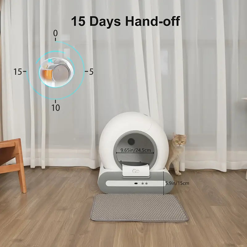 CloudPet™ Smart Litter Box – Self-Cleaning & App-Controlled