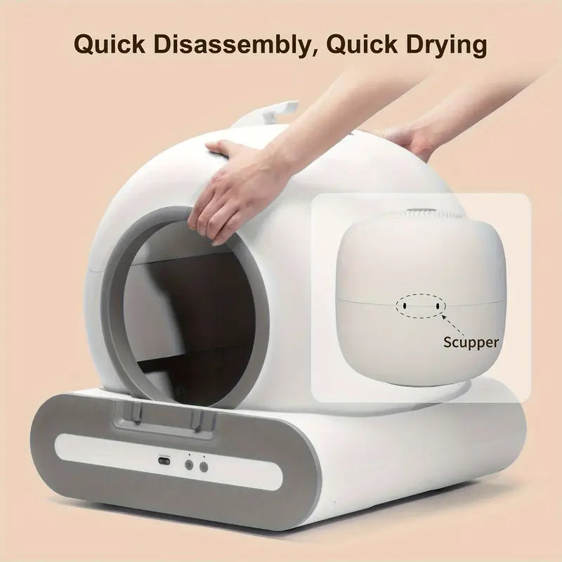 CloudPet™ Smart Litter Box – Self-Cleaning & App-Controlled
