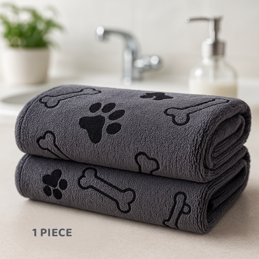 CloudPet™ CozyPaws Quick-Dry Towel – Snuggle. Dry. Repeat.