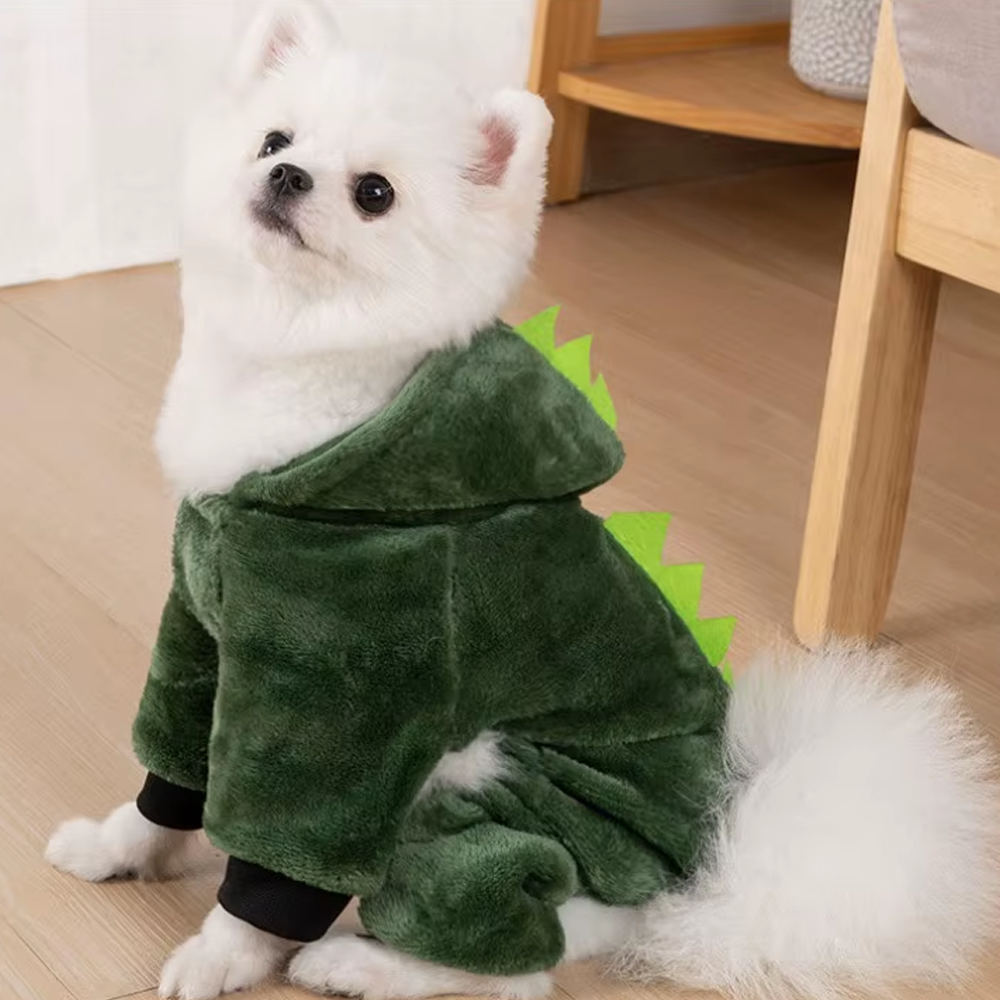 DinoSnuggle Hoodie – Cuteness Unleashed for Your Fur Baby