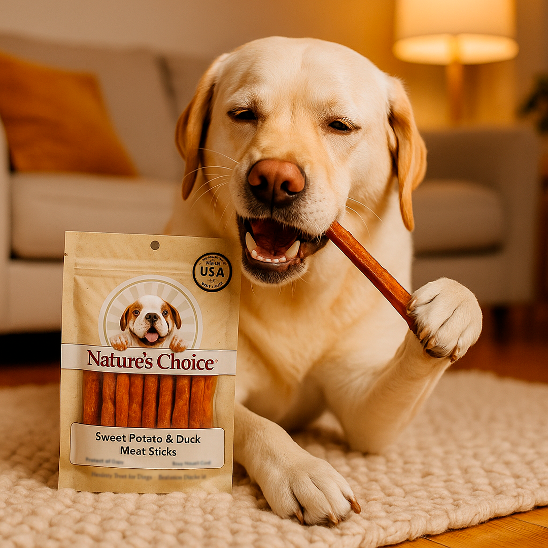 Pawlicious Bites™ – Duck & Sweet Potato Sticks for Healthy, Happy Dogs