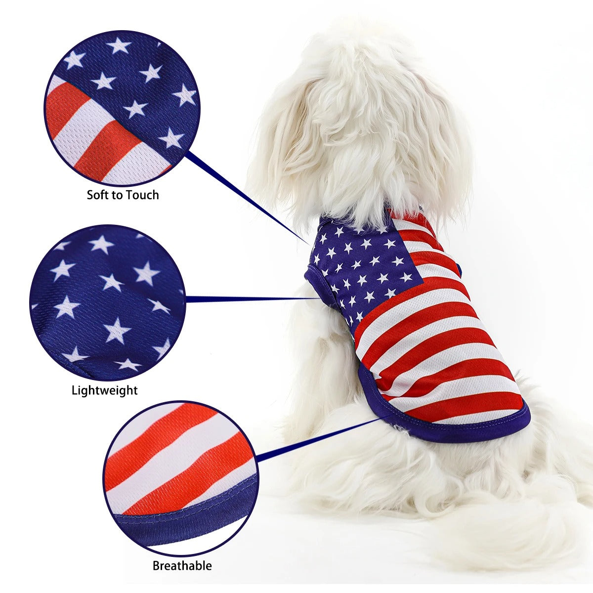 Patriotic Pup Wear™ – All American Dog Vest